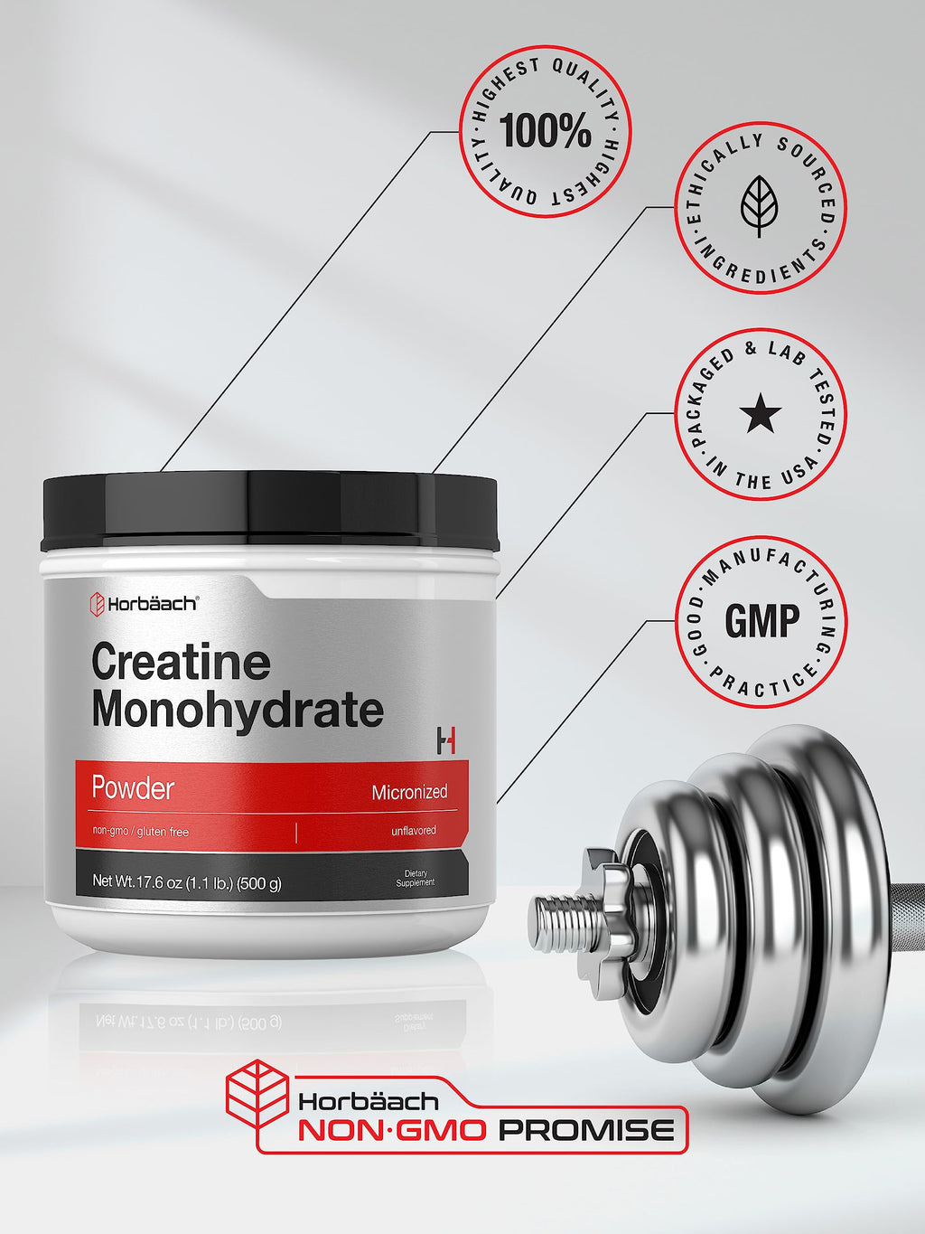Horbäach Creatine Monohydrate - Parent