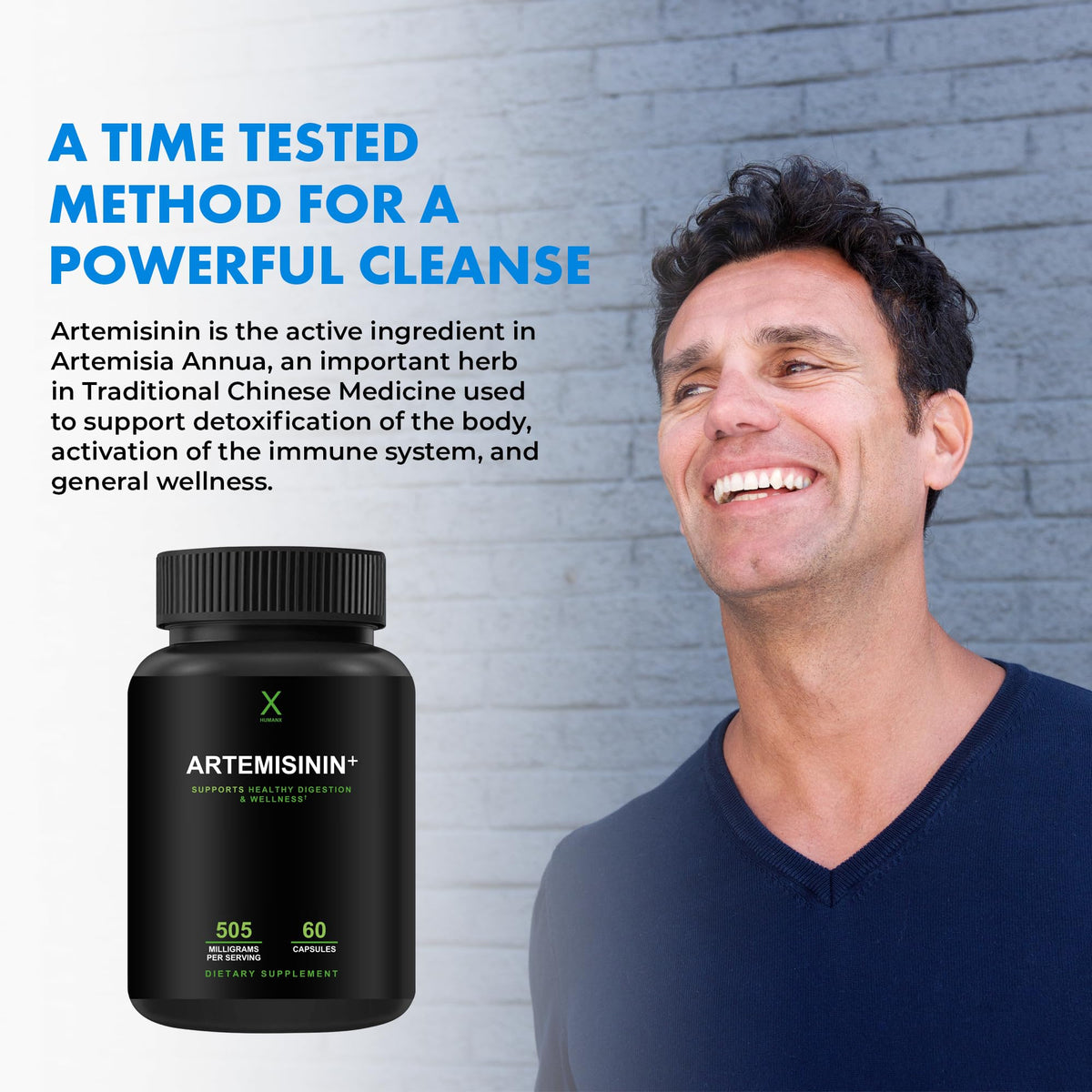 HUMANX Artemisinin 505mg with BioPerine - 60 Capsules - image 4