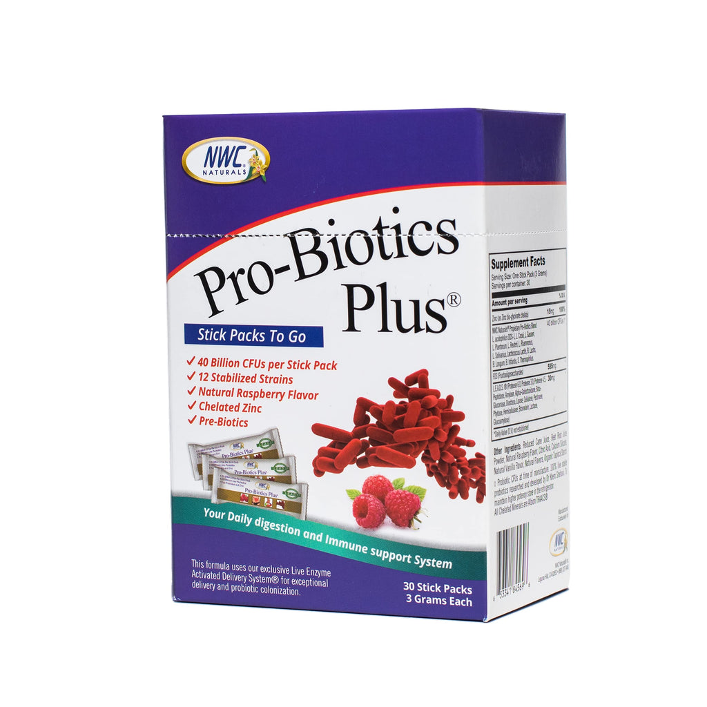 NWC Naturals Pro-Biotics Plus Powder Stick Packs 40 Billion CFU - 30 Count - image 6