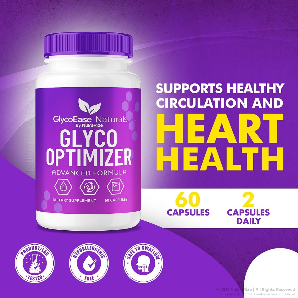 NutraRize GlycoEase Glyco Optimizer - 60 Capsules - image 3
