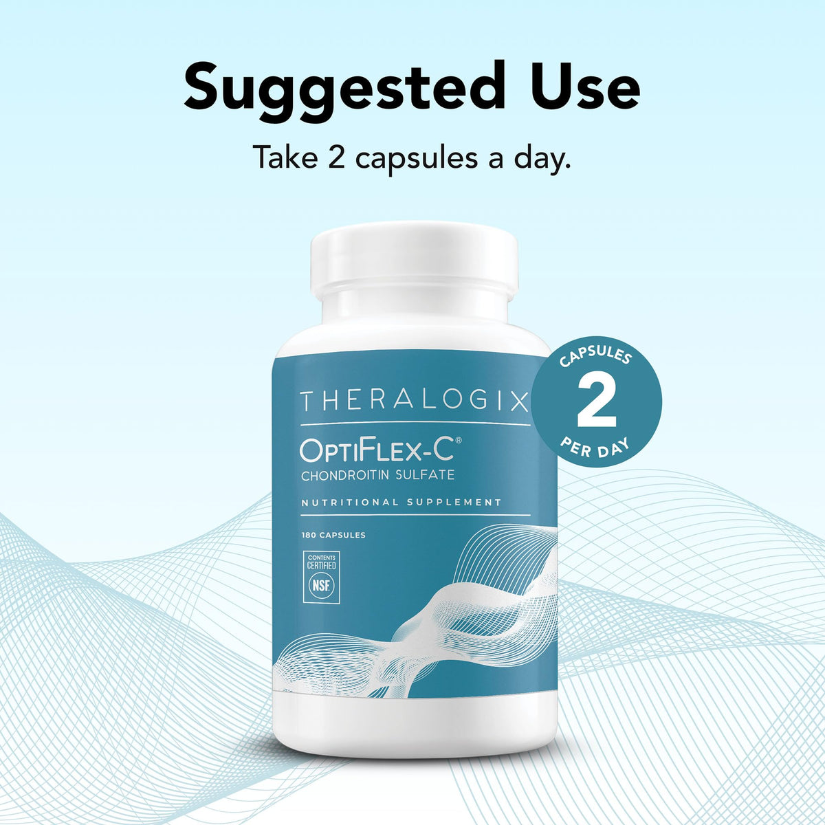 Theralogix OptiFlex-C Chondroitin Sulfate Joint Support - 180 Capsules - image 4