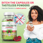 Purify Life Saw Palmetto Gummies for Hair Growth Support - 60ct - image 6