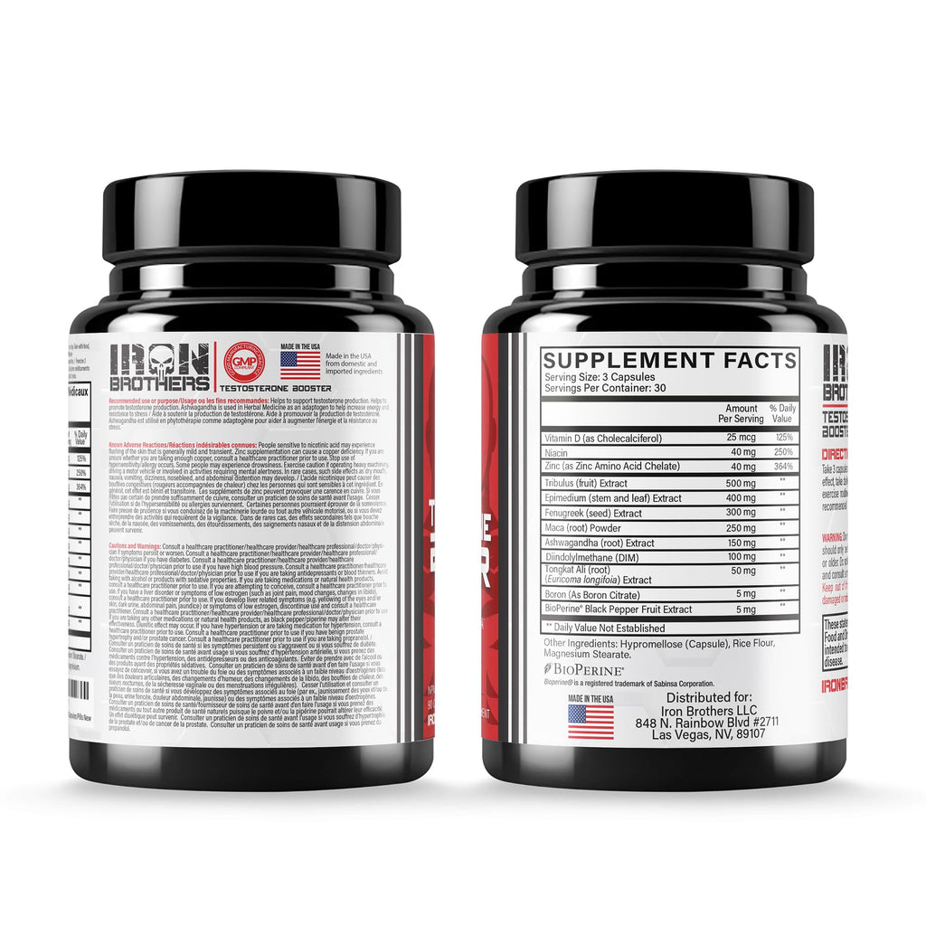 Iron Brothers Supplements Testosterone - Parent