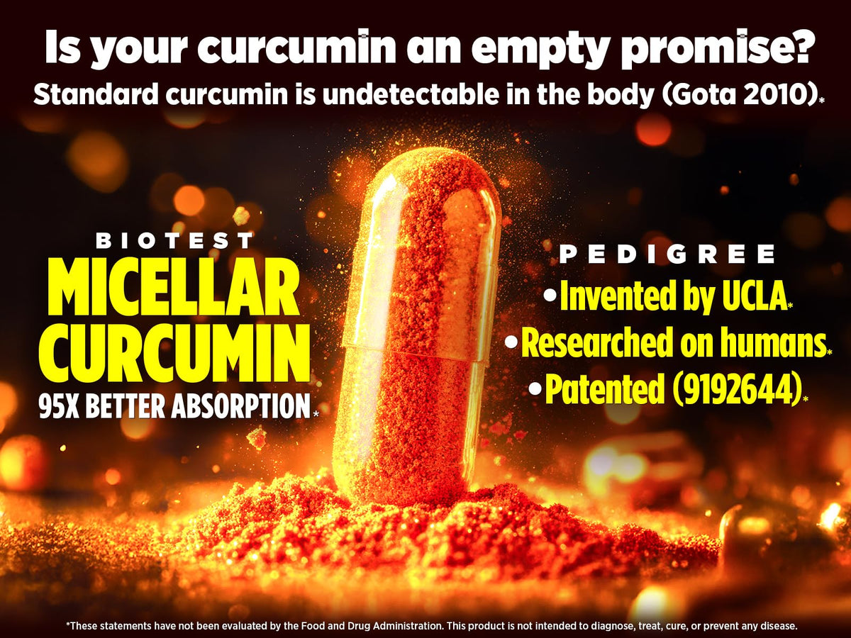 Biotest Micellar Curcumin 400mg - 60 Capsules - image 3