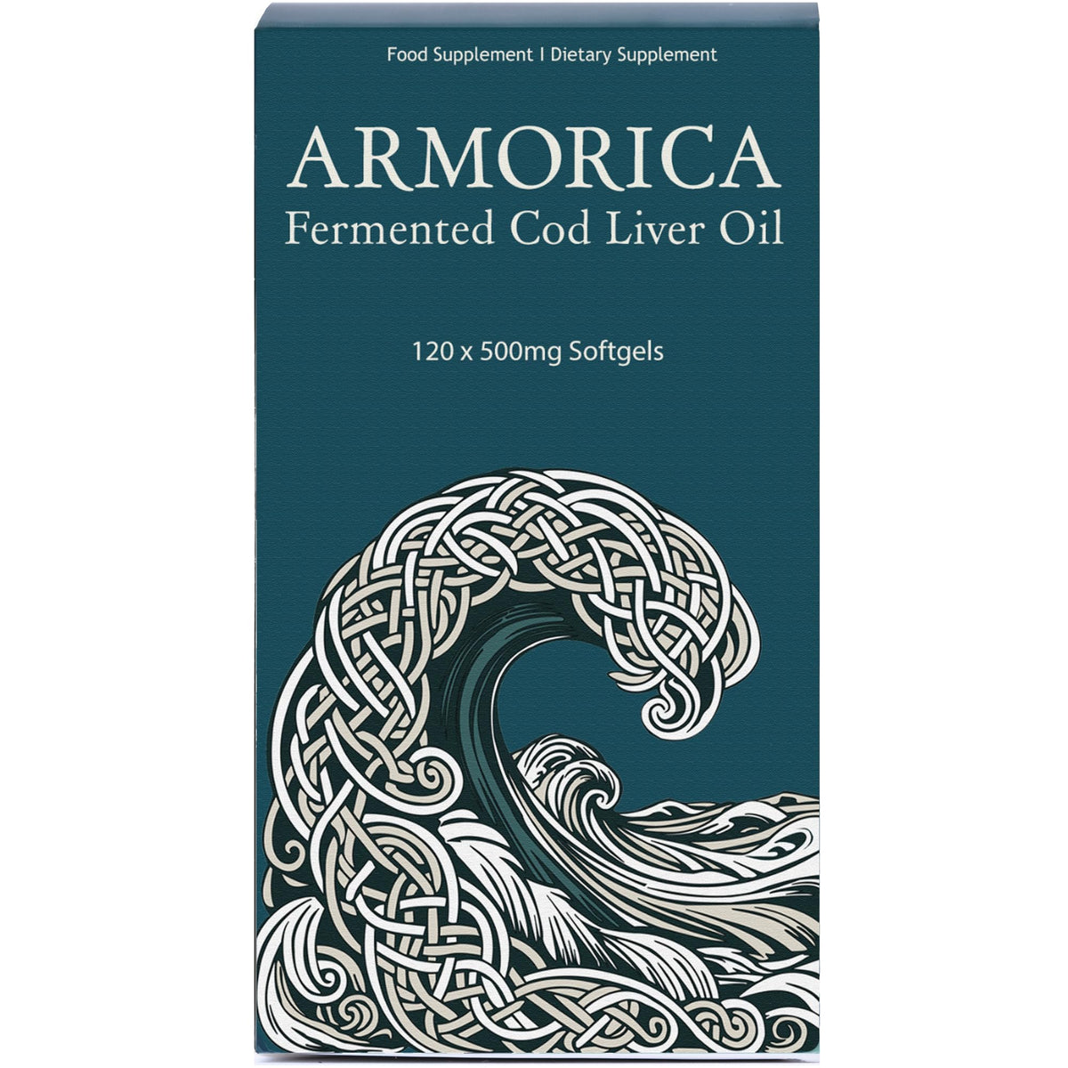 ARMORICA Fermented Cod Liver Oil - 120 Softgels - image 2