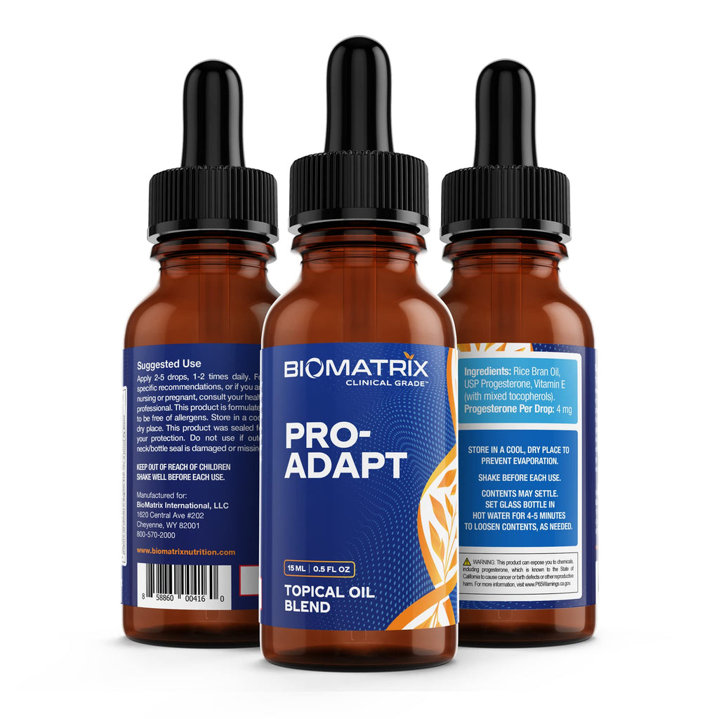 BioMatrix Progesterone Oil Topical with Vitamin E - 500 Drops - image 6