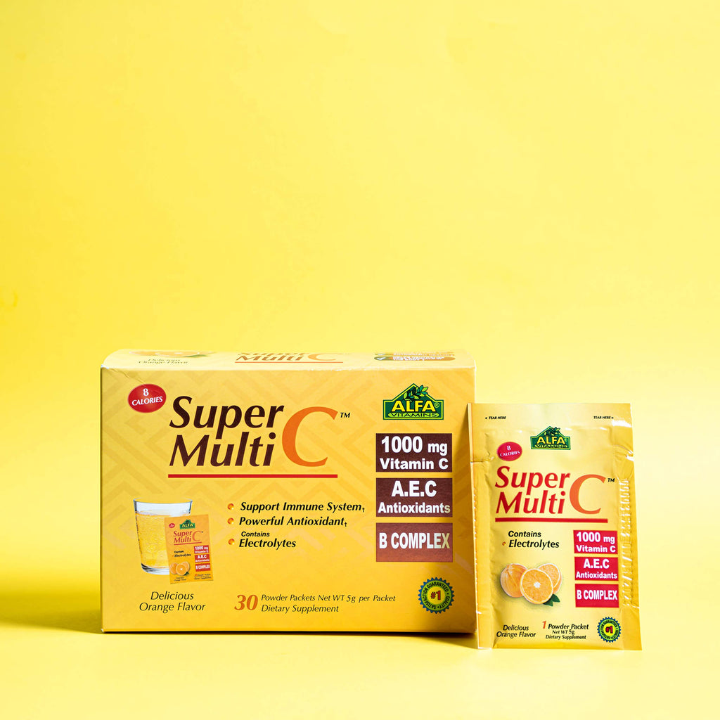 ALFA VITAMINS Super Multi C Vitamin C Powder - 30 Packets - image 2