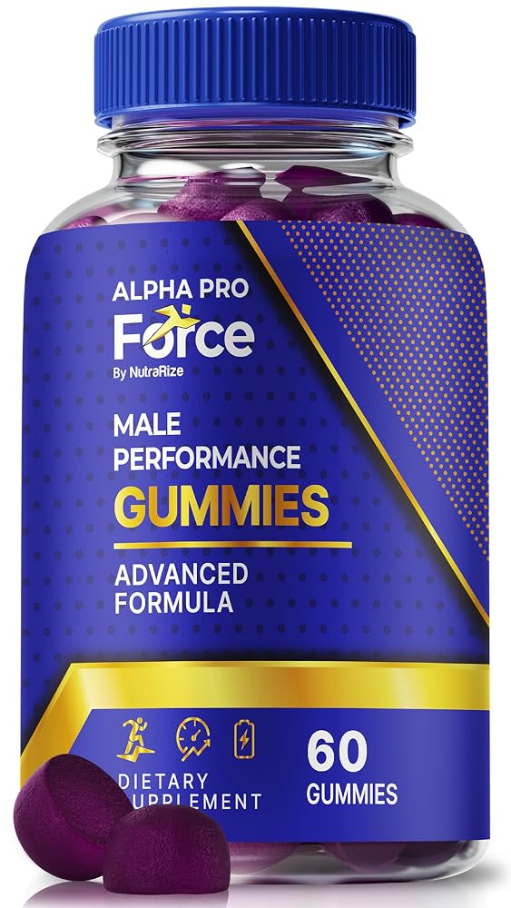 NutraRize Alpha Pro Force Gummies for Men - 60 Gummies