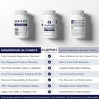 CLEPON Magnesium Glycinate 100mg for Sleep & Relaxation - 60 Capsules - image 5