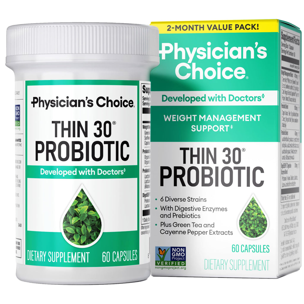 Physician's CHOICE Probiotics for Weight Management & Bloating- 6