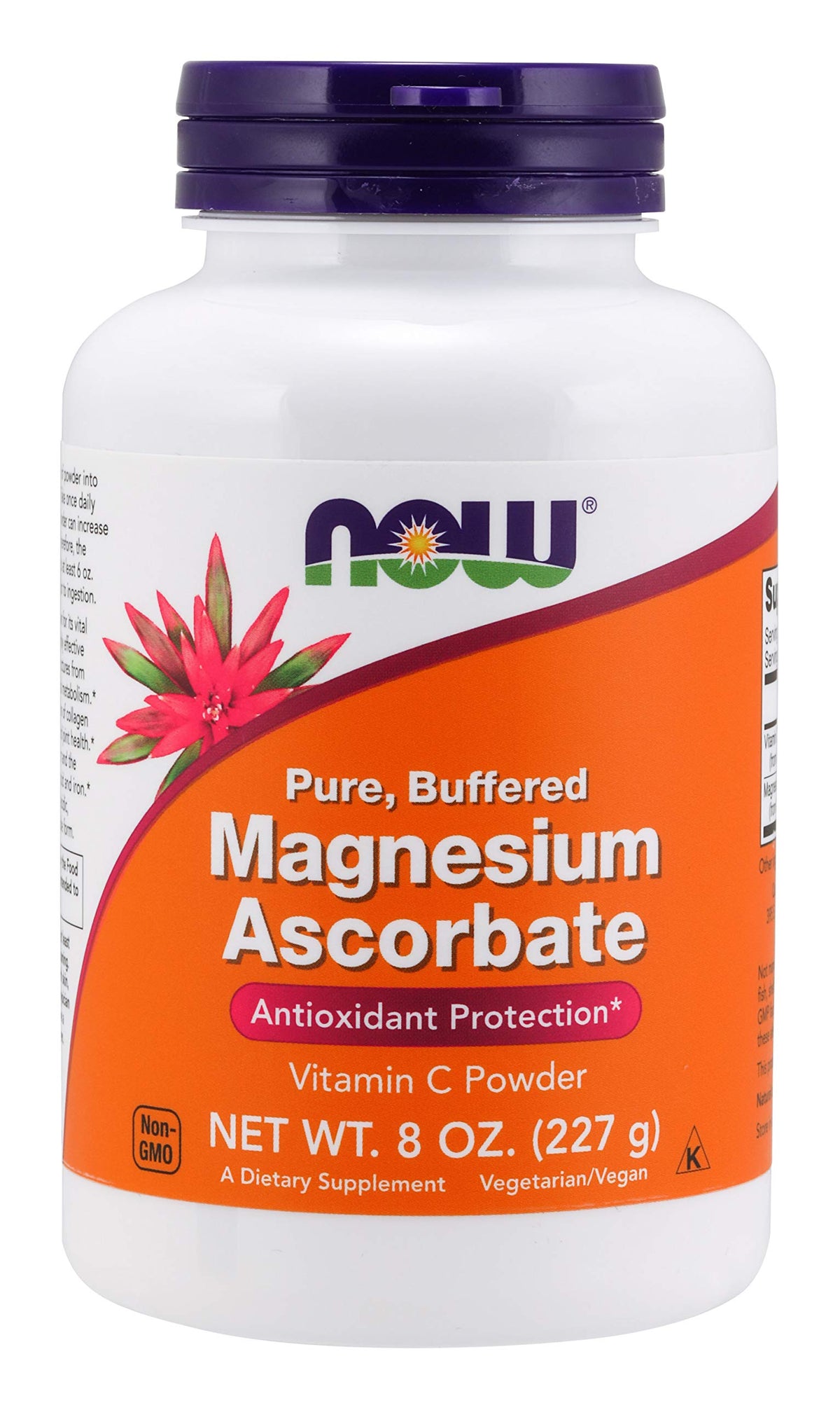 NOW Foods Magnesium Ascorbate Powder - 16 oz (Pack of 2)
