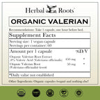 Herbal Roots Valerian Root Capsules for Sleep - 60 Vegan Capsules - image 2