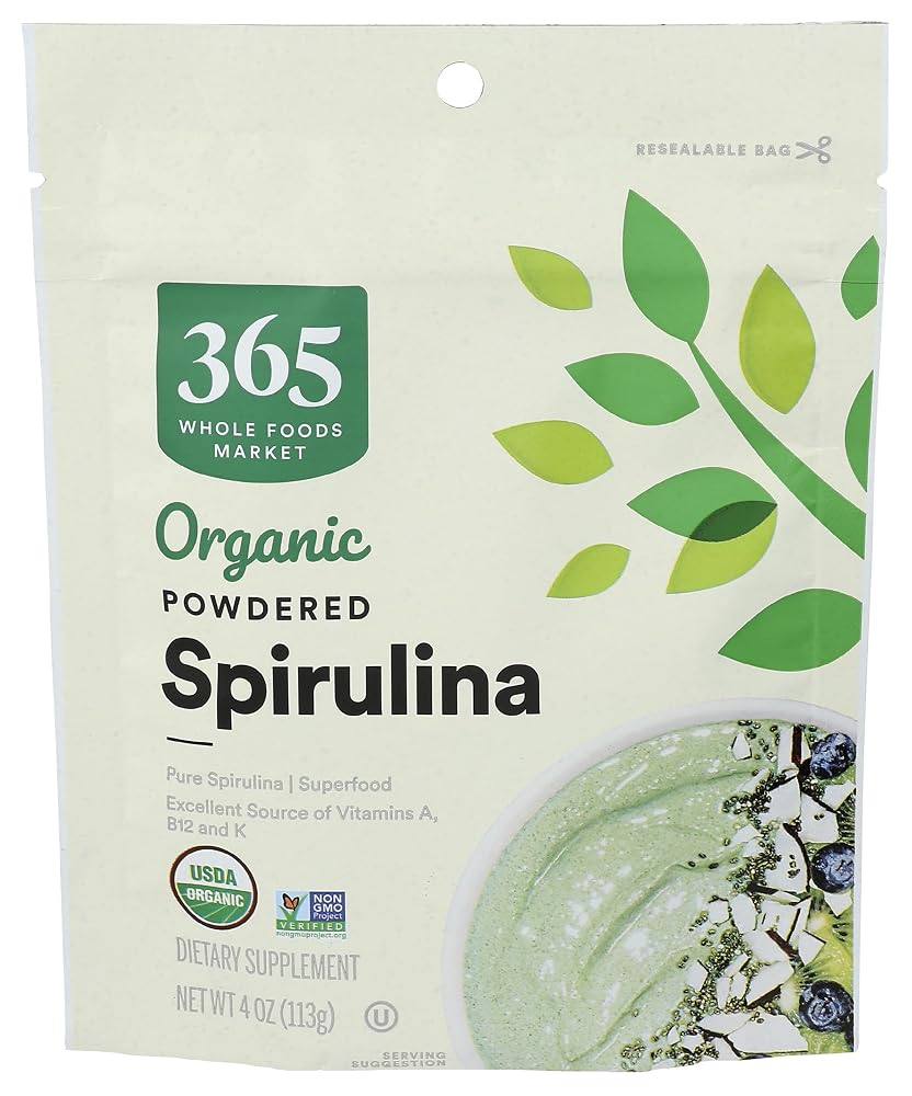 365 by Whole Foods Market Organic Spirulina Powder - 4 Ounce