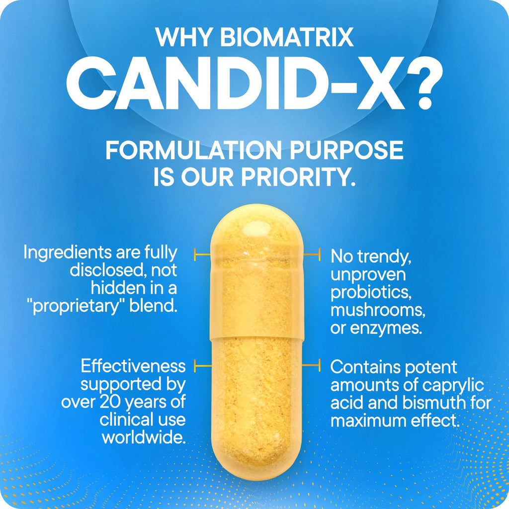 BioMatrix Candida Cleanse Candid-X Gut Health Supplement - 90 Capsules - image 3