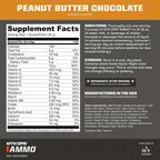 MTN OPS Ammo Meal Replacement Protein Powder Peanut Butter Chocolate - 30 oz - image 3