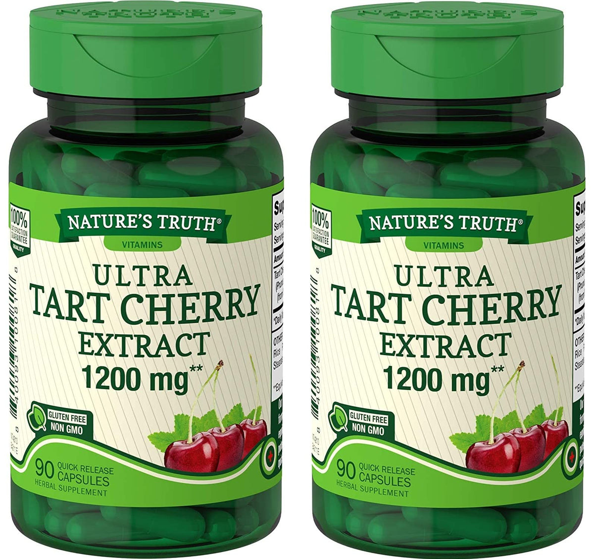 Nature's Truth Ultra Tart Cherry Extract 1200 mg - 180 Capsules