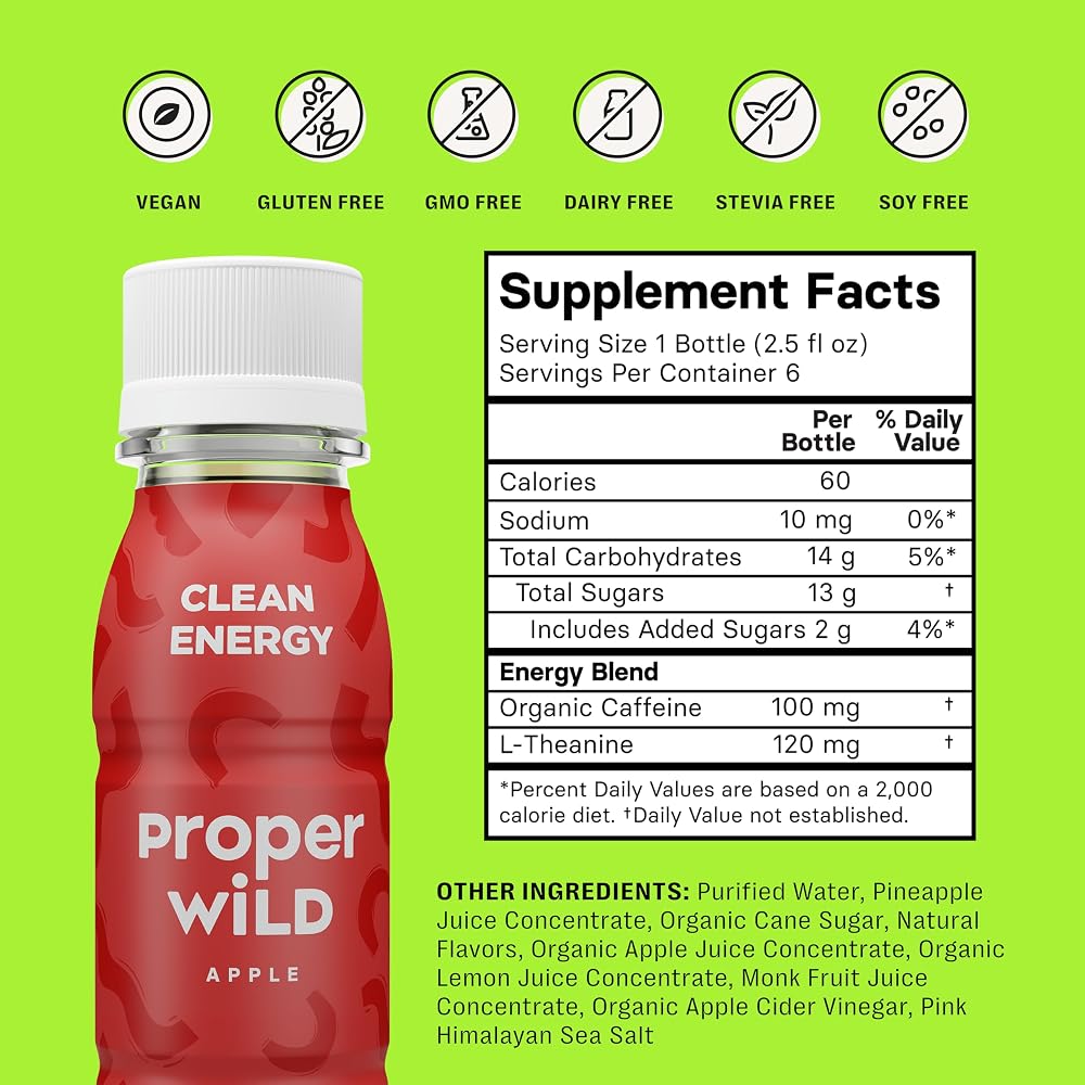 Proper Wild Vegan Energy Shots