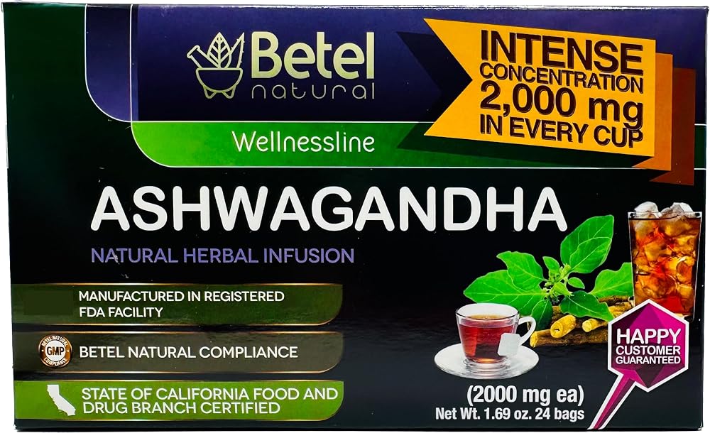 Betel Natural Premium Ashwagandha Tea - 24 Tea Bags - image 3
