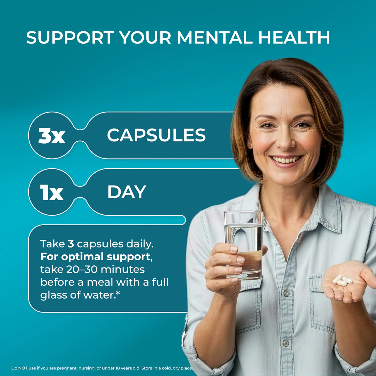PUREHEALTH RESEARCH Stress Release Complex Mood Support - 90 Capsules - image 5
