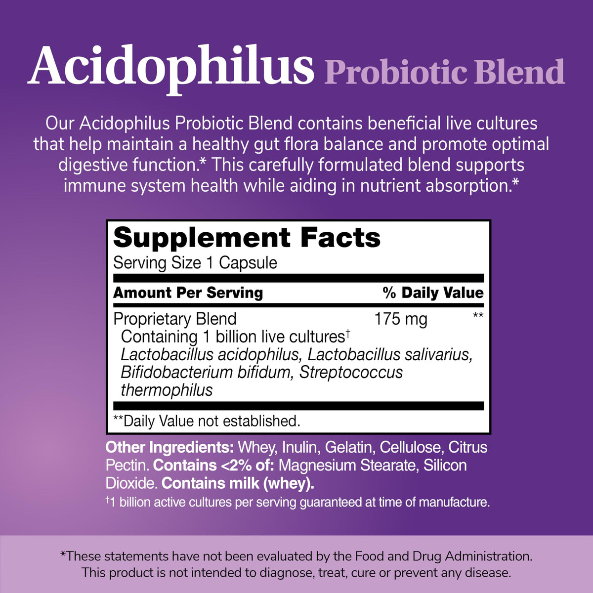 21st Century Acidophilus Probiotic Blend - 150 Capsules - image 11