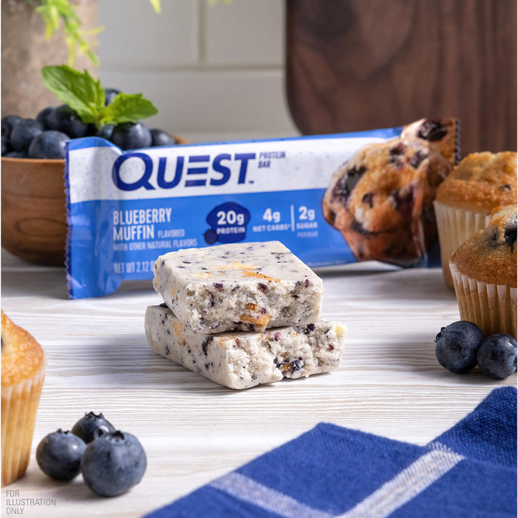 Quest Nutrition Blueberry Muffin Protein Bar - 4 Count - image 7