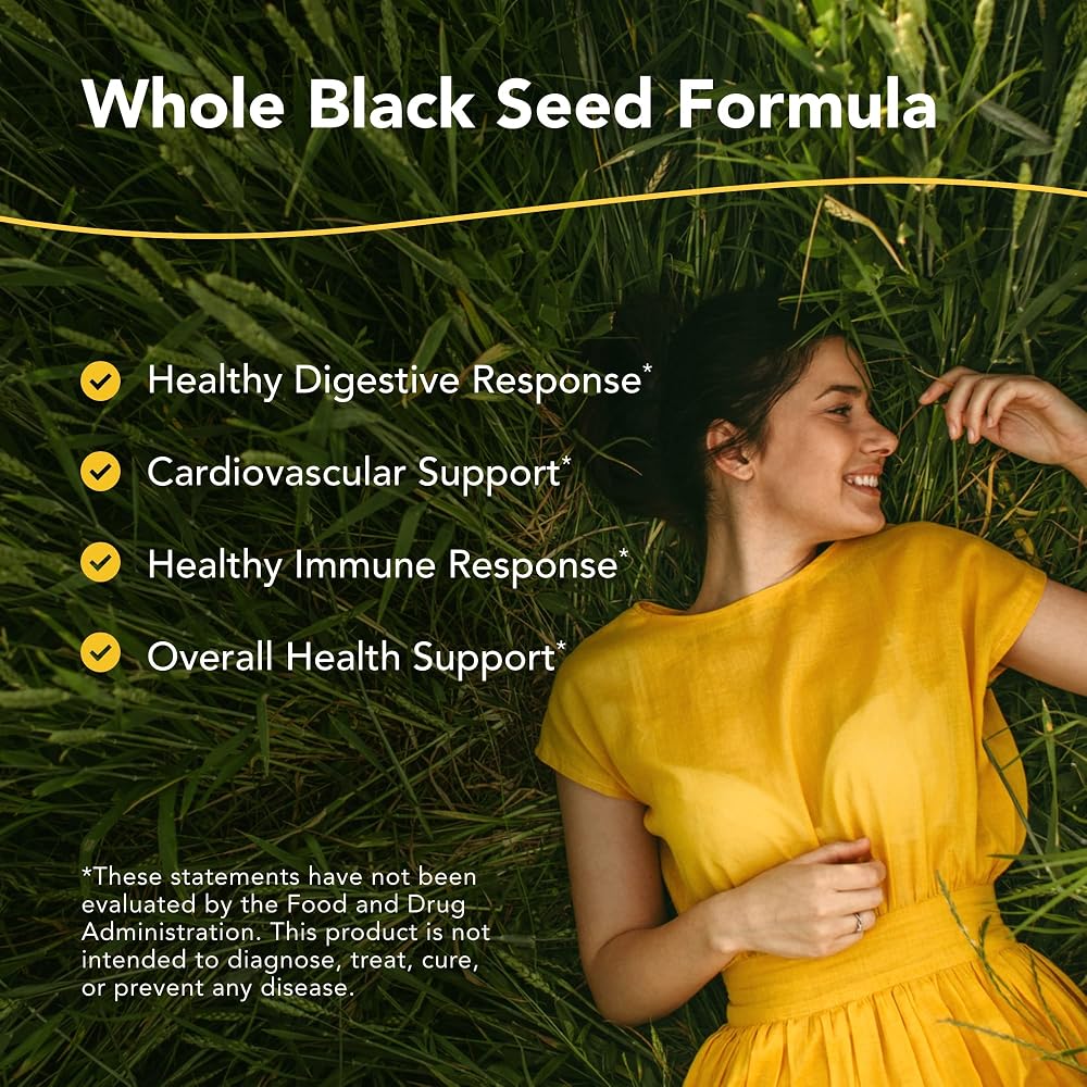North American Herb & Spice Black Seed Plus - 90 Vegetarian Capsules - image 2