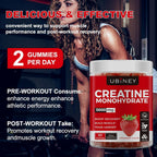 Ubiney Creatine Monohydrate Gummies 5000mg - 120 Gummies - image 2