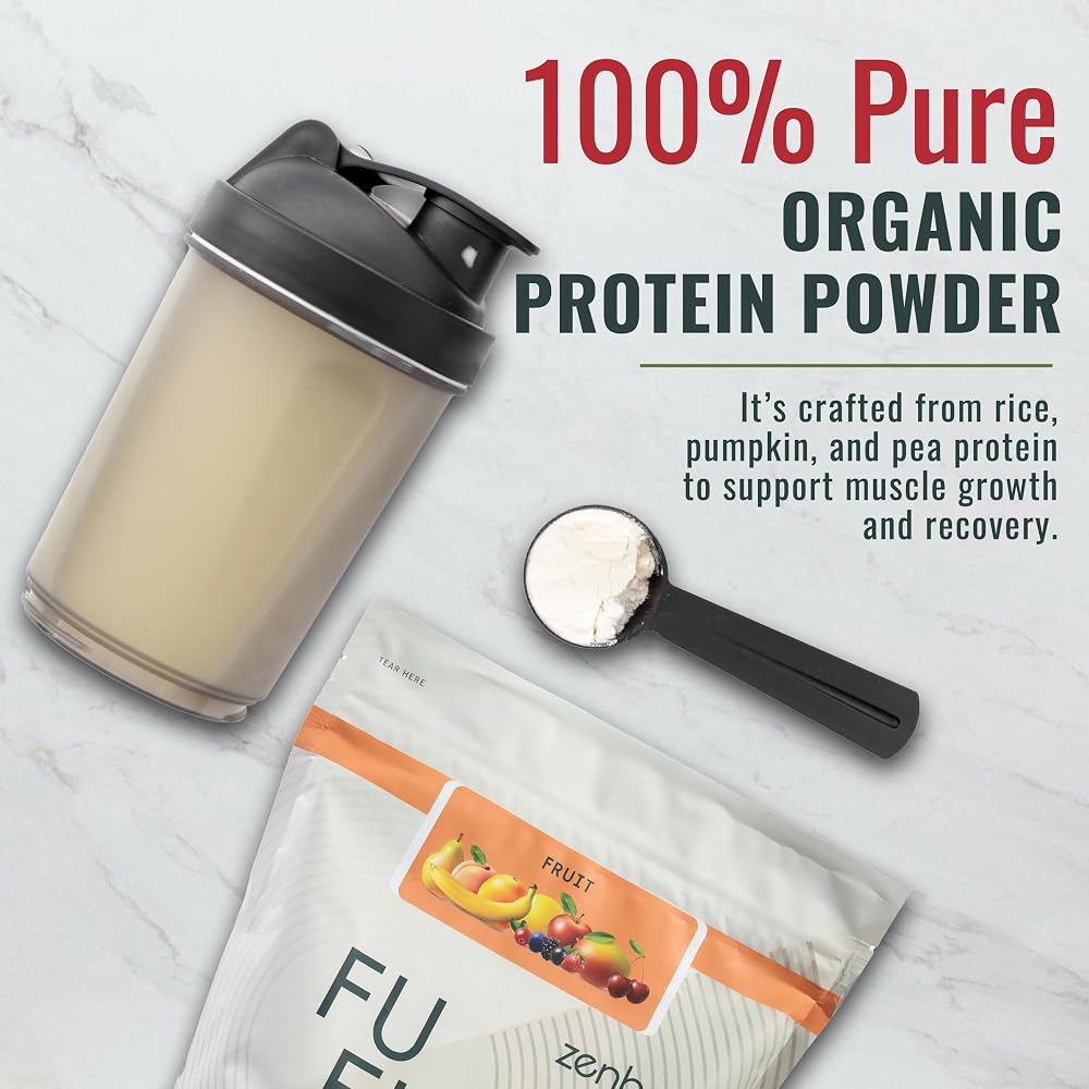 zenbodi Fuel Vegan Protein Powder - 21g of Protein Each Serving