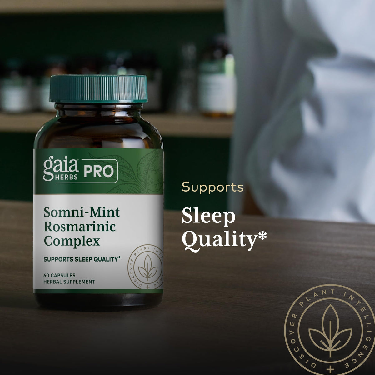 Gaia Herbs PRO Somni-Mint Rosmarinic Complex Sleep Support - 60 Capsules - image 5