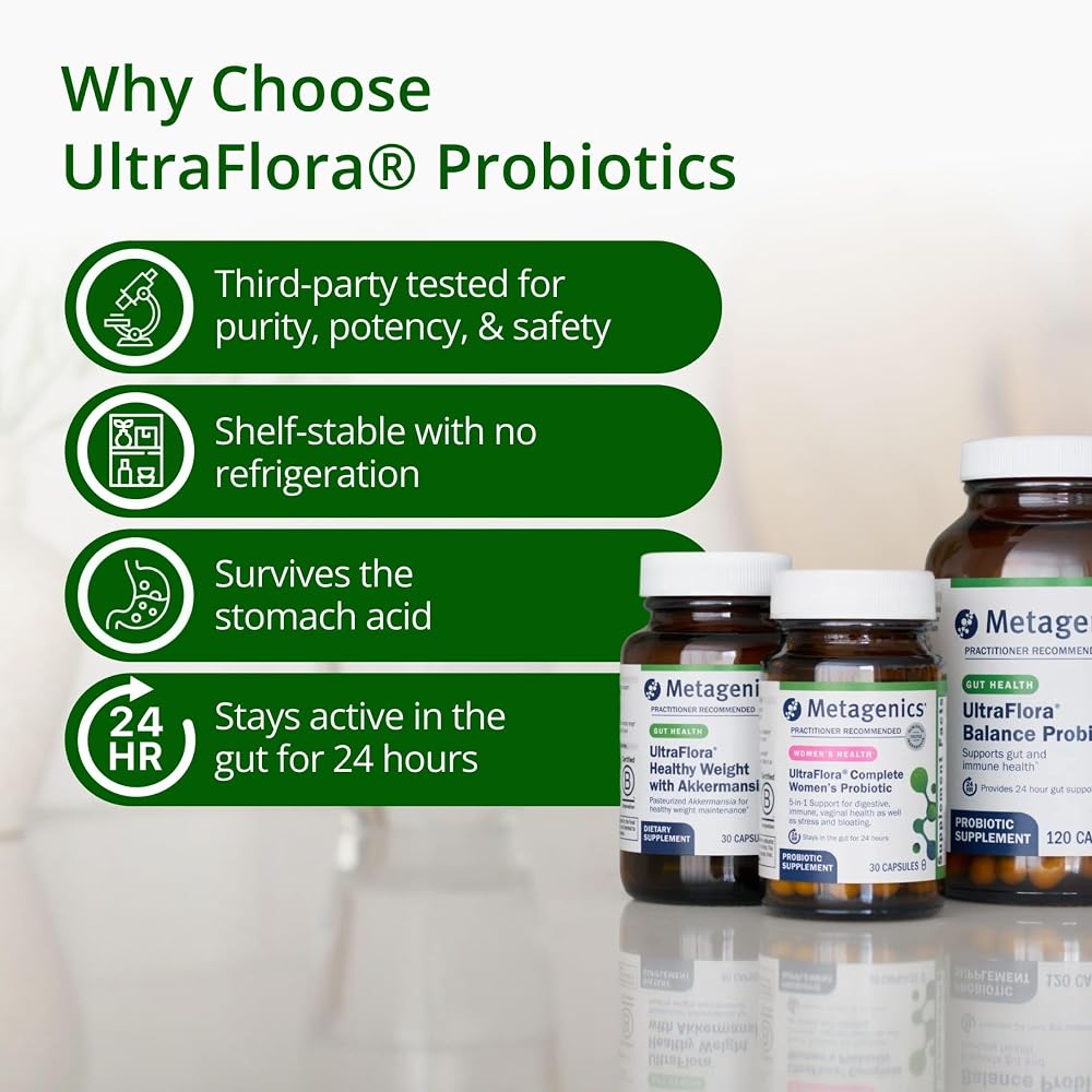 Metagenics UltraFlora Complete Probiotics for Women - 30 Capsules - image 8