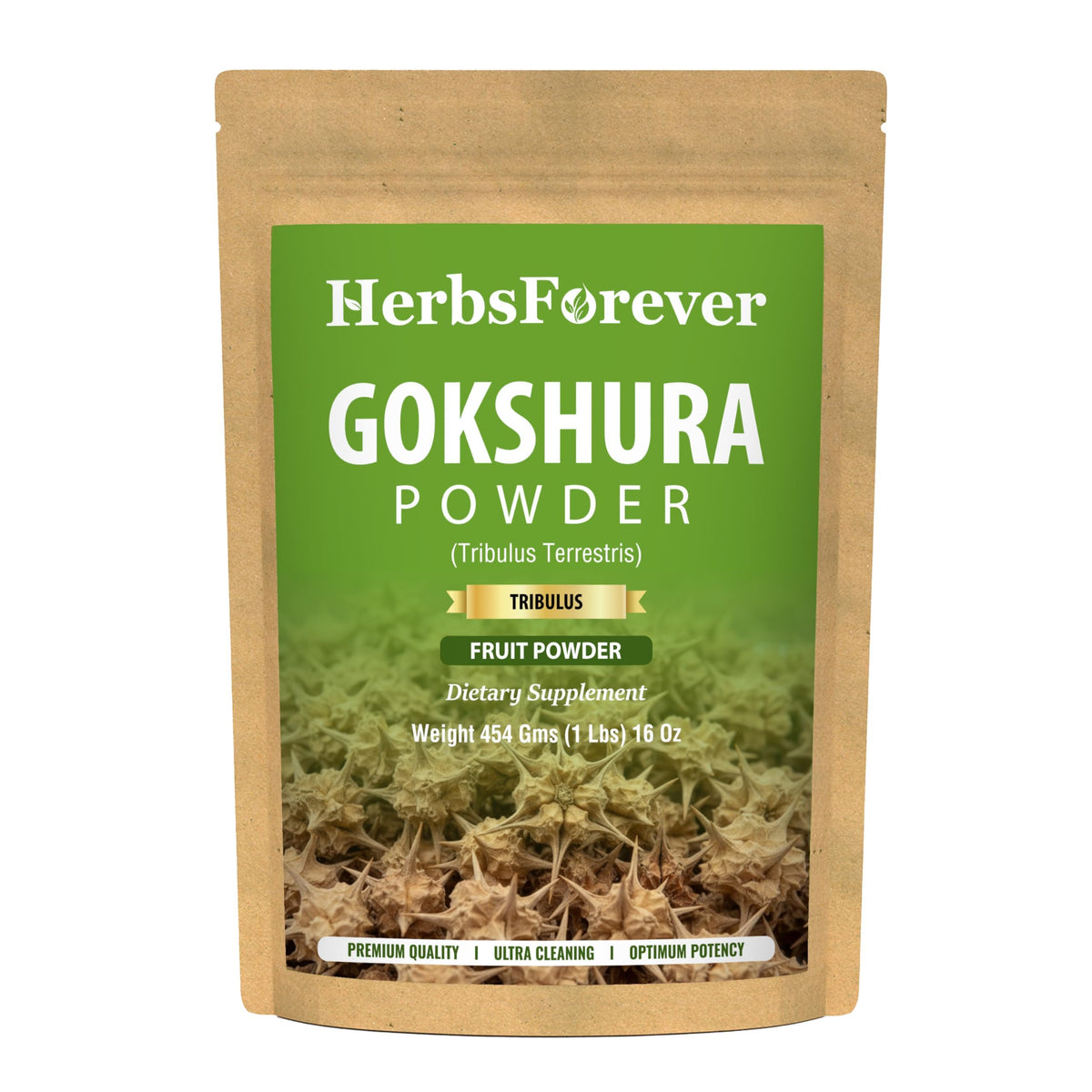 HerbsForever Gokshura Tribulus Terrestris Powder - 16 oz