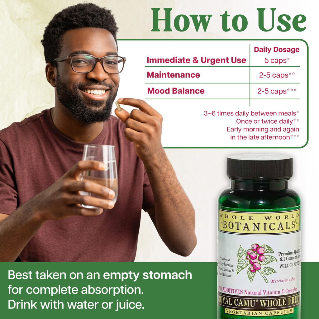 Whole World Botanicals Royal Camu-Camu Gel Capsules - 120 Count - image 5