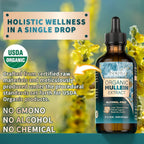 JSDKFJSA Mullein Leaf Extract Drops for Lungs - 4 fl oz - image 2