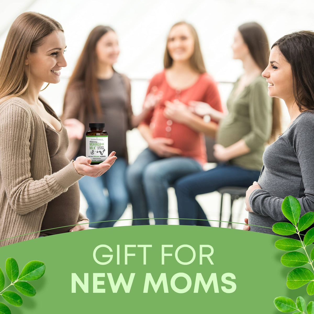 Sweetbottoms Organic Moringa Capsules for Breastfeeding Support - 120 Capsules - image 8