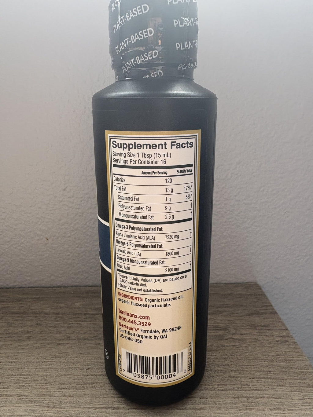 Barlean's Organic Lignan Flaxseed Oil, ALA Omega-3, Cold-Pressed, 8oz - image 9
