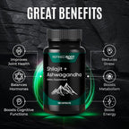 Blast Supplements Shilajit & Ashwagandha 1000mg/500mg - 180 Capsules - image 3
