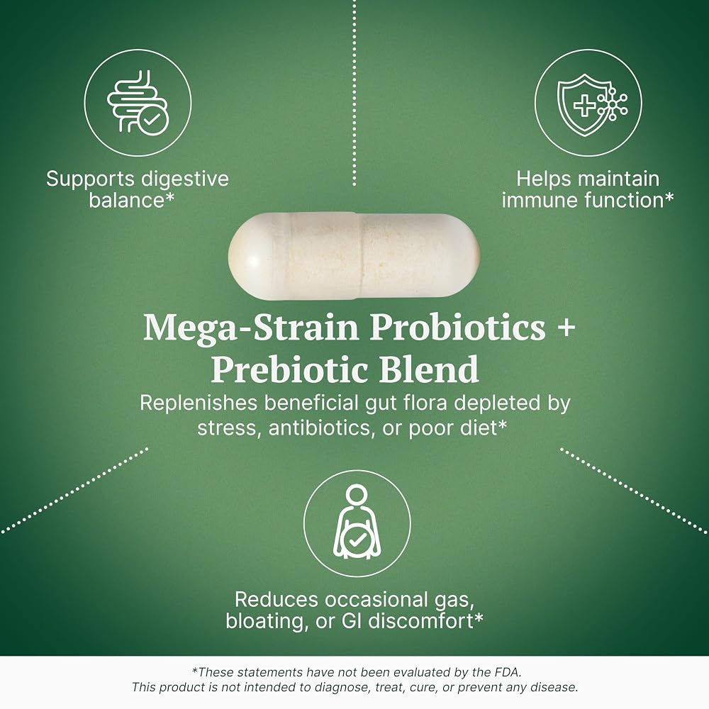 Medella Naturals Mega-Strain 50 Billion CFU Probiotics - 30 Capsules - image 7