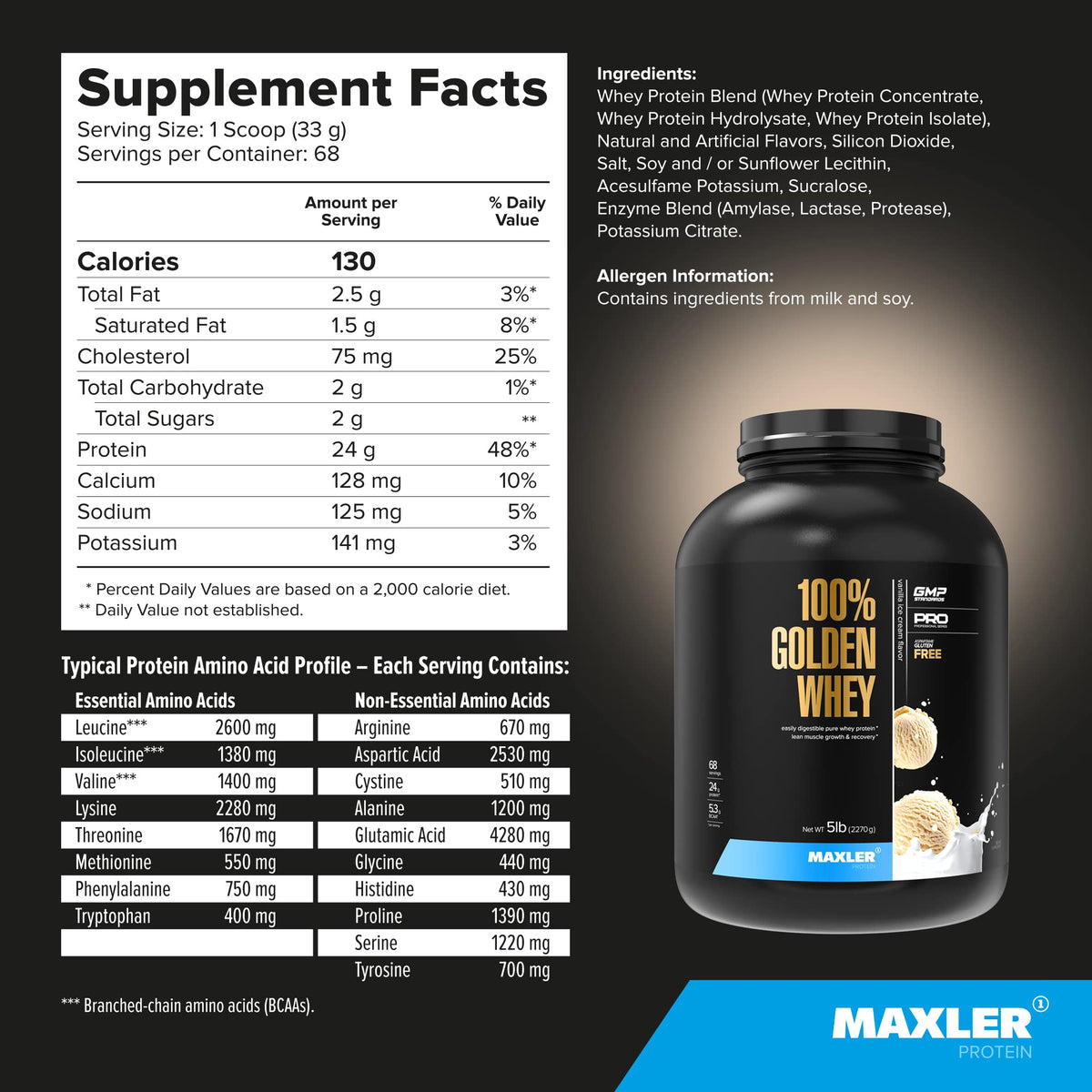 Maxler 100% Golden Whey
