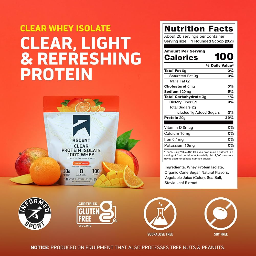 Ascent Clear Whey Protein