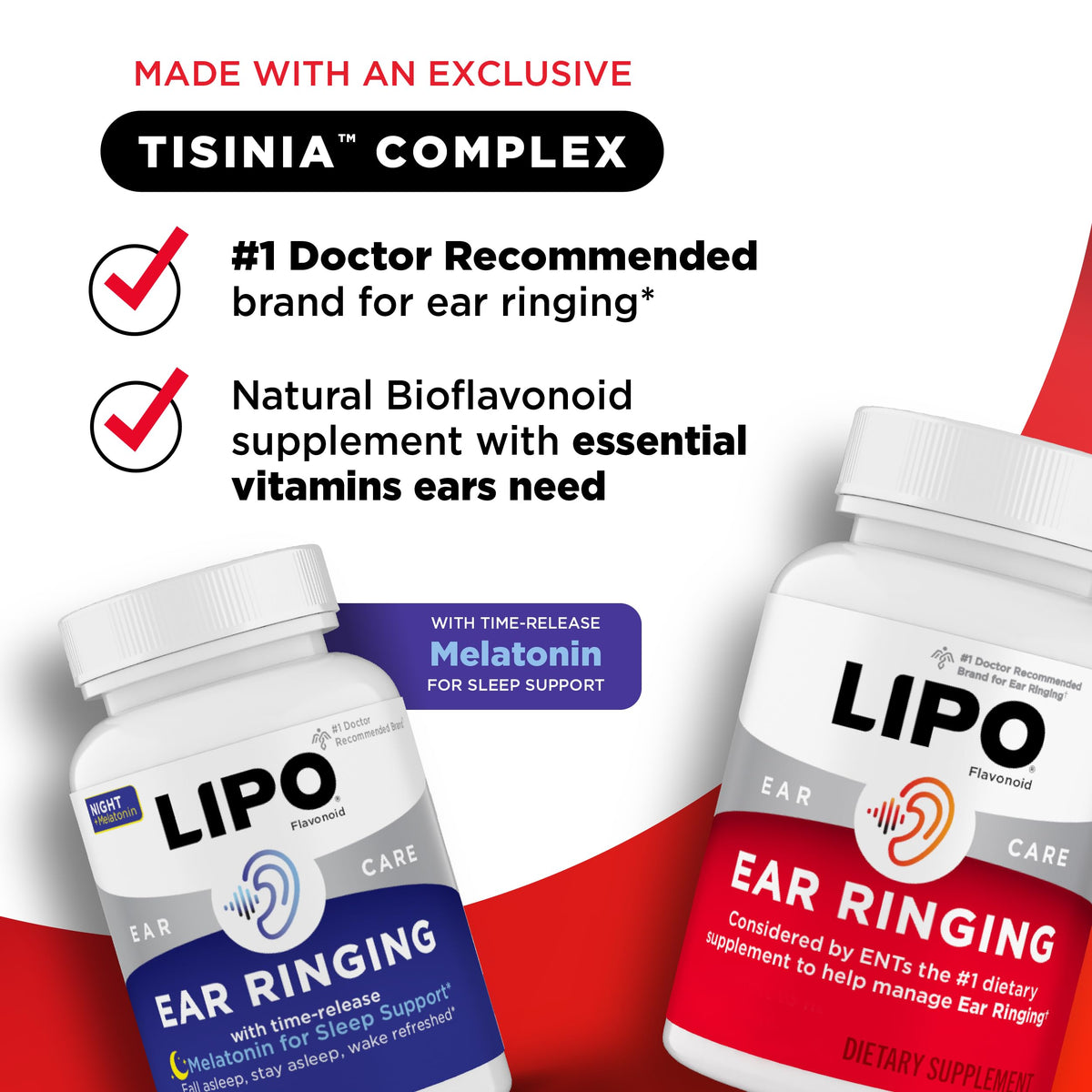 Lipo-Flavonoid Day & Night Combo Kit for Ear Ringing Support - 90 Caplets - image 5
