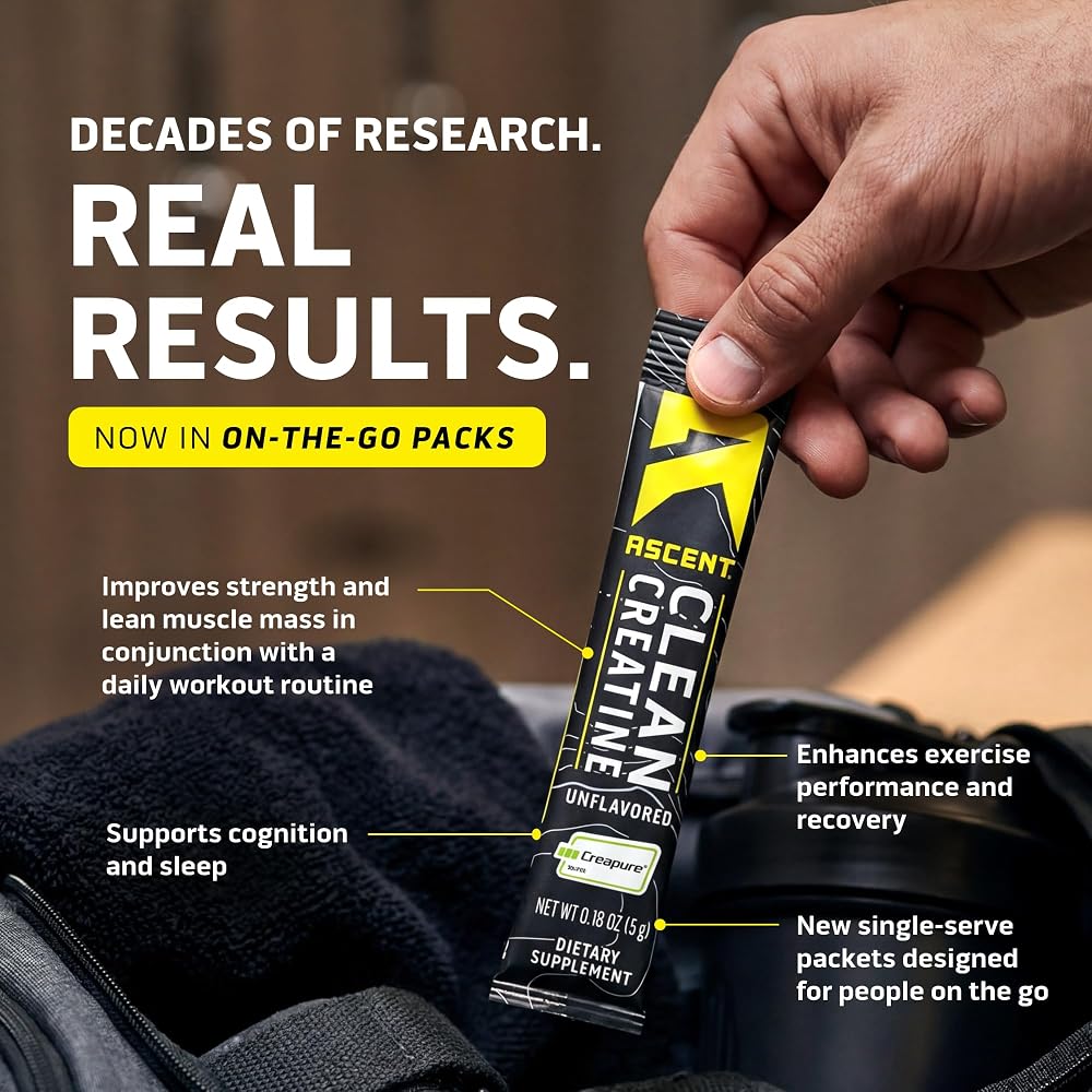 Ascent Clean Creatine Monohydrate Powder