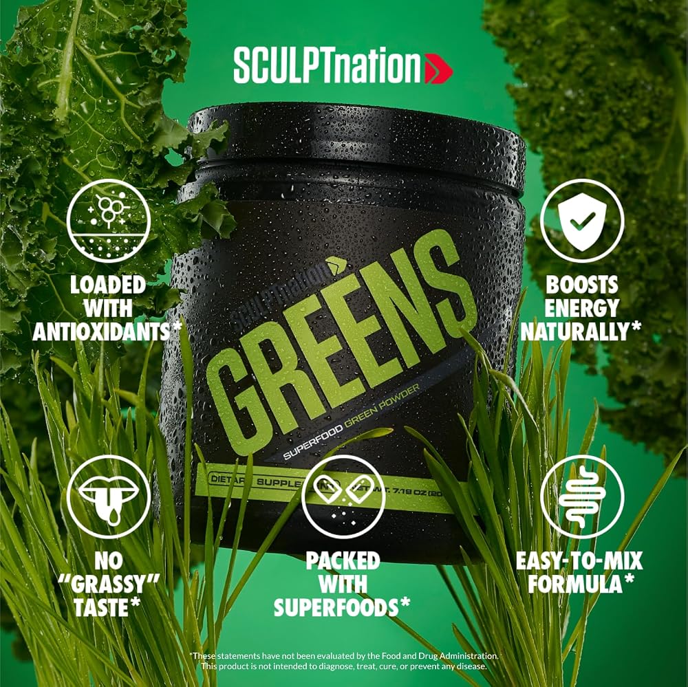 Sculpt Nation by V Shred Greens - Premium Greens Powder & Superfood