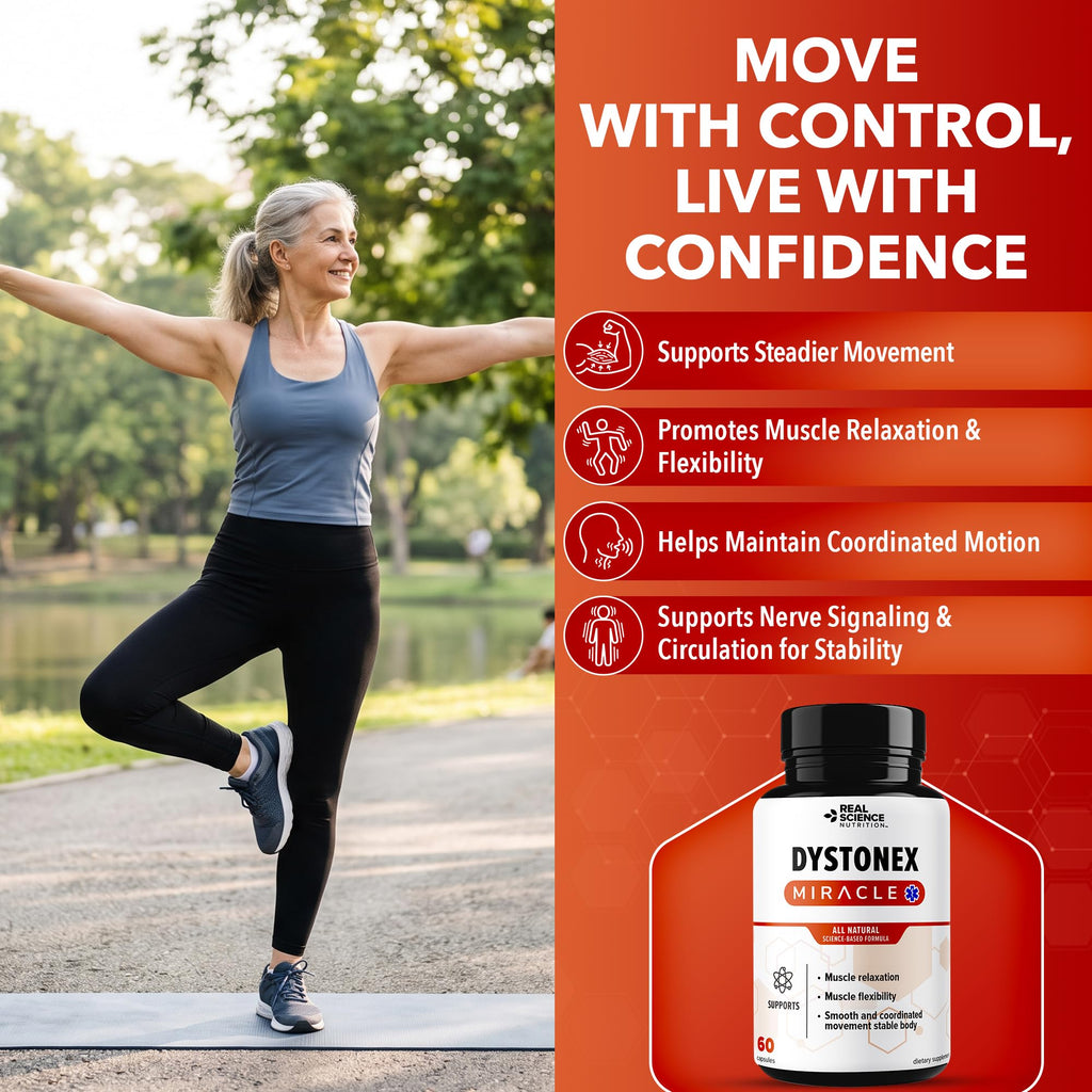 Real Science Nutrition Dystonex Muscle Support - 60 Capsules - image 2