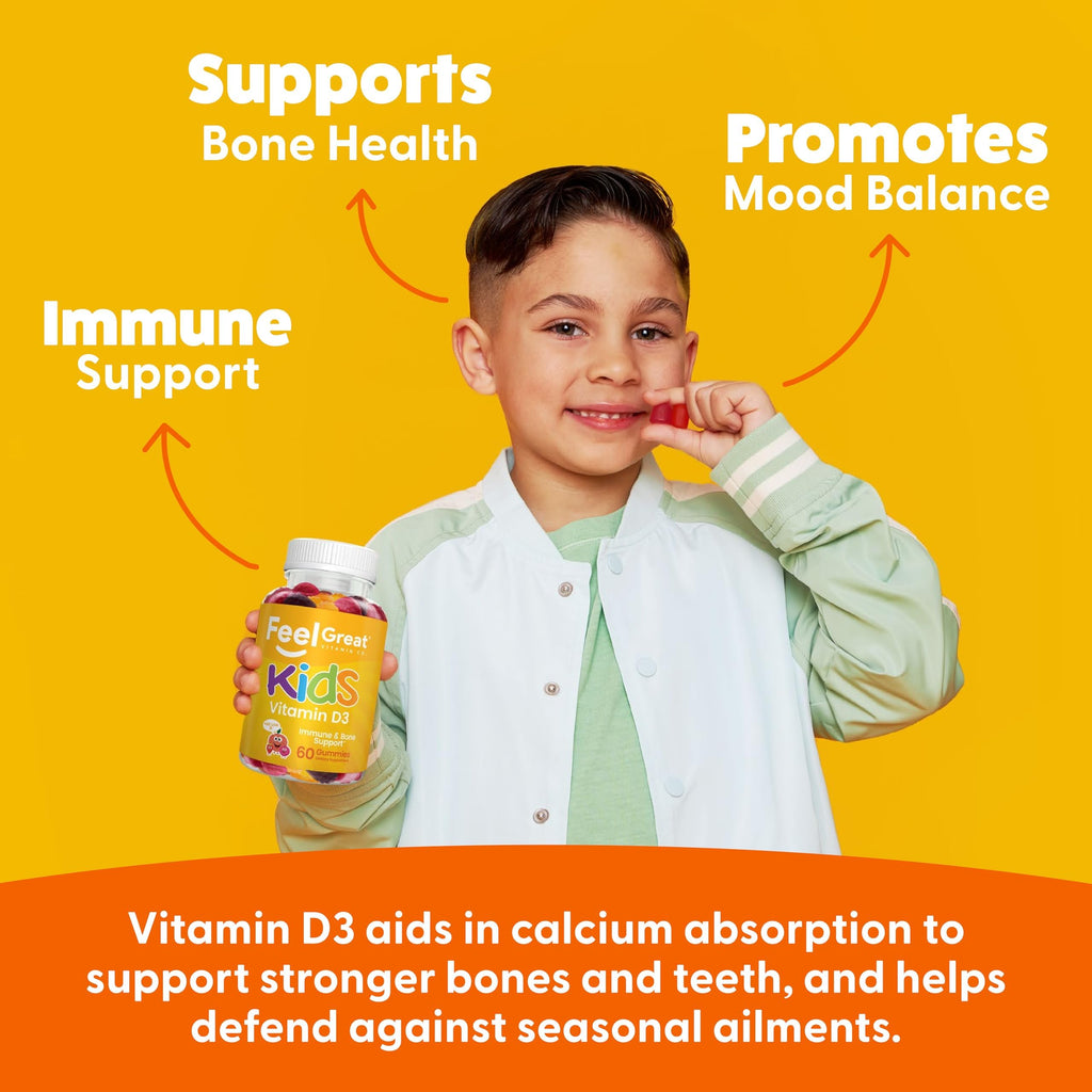 The Feel Great Vitamin Company Feel Great Kids Vitamin D3 1000 IU