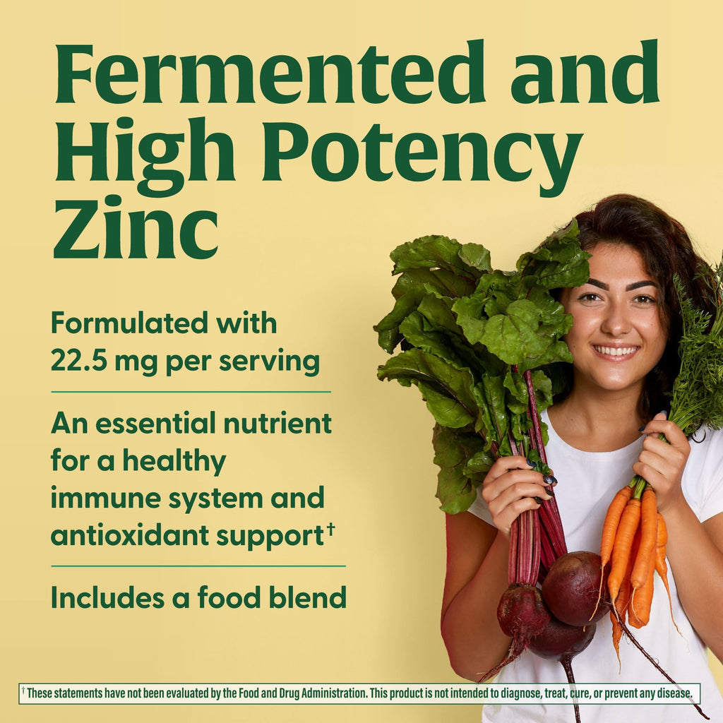 MegaFood Zinc Bisglycinate Immune Support - 120 Tablets - image 4