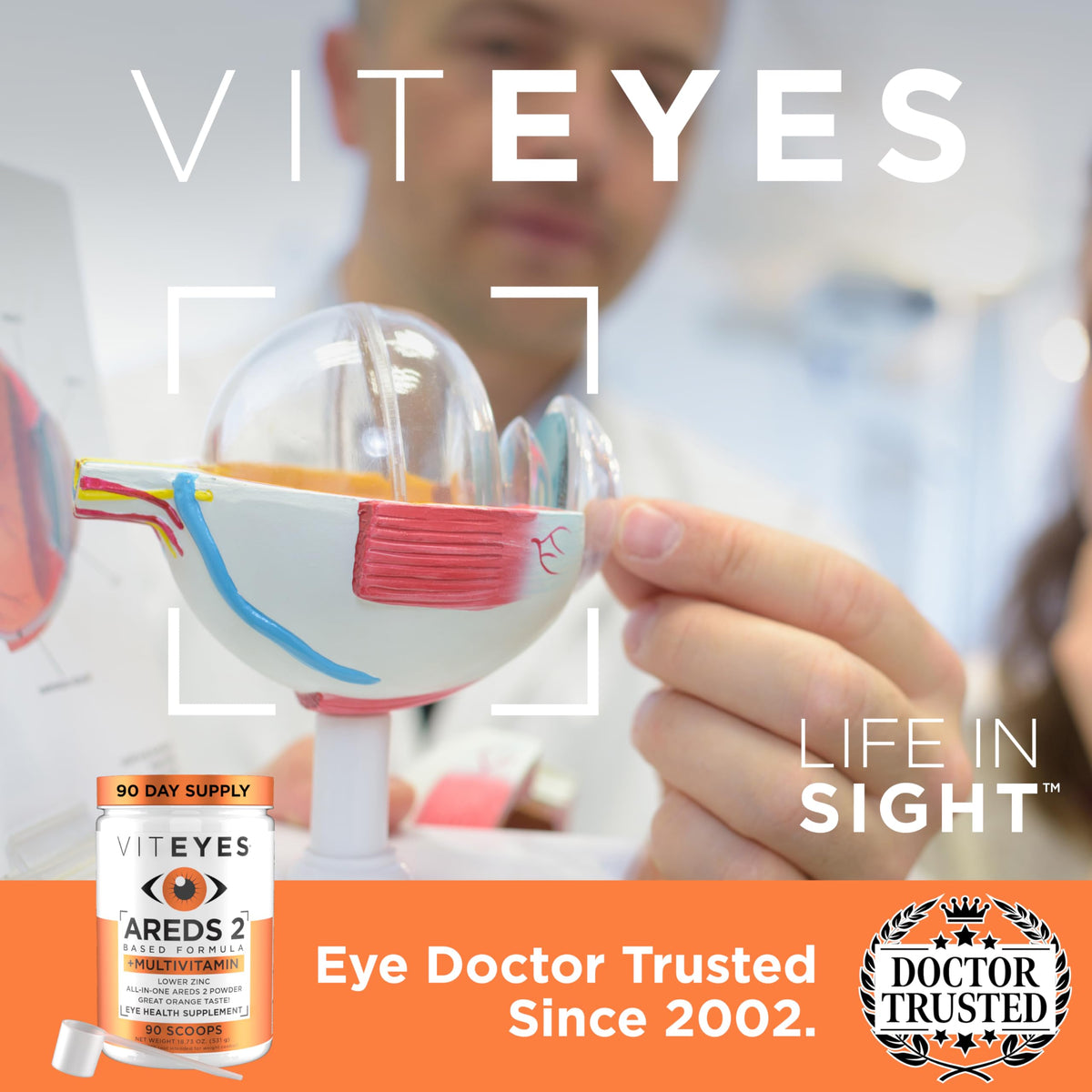 Viteyes AREDS 2 Powder + Multivitamin for Macular Protection - 90 Scoops - image 5