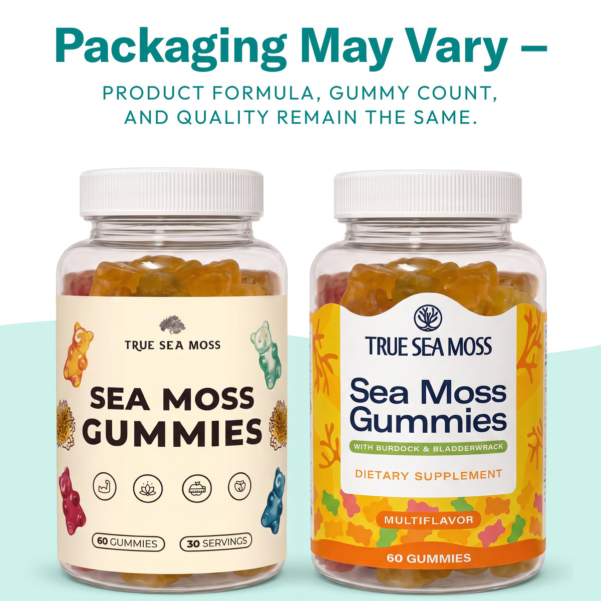 TrueSeaMoss Irish Sea Moss Gummies with Burdock Root - 60 Gummies - image 9