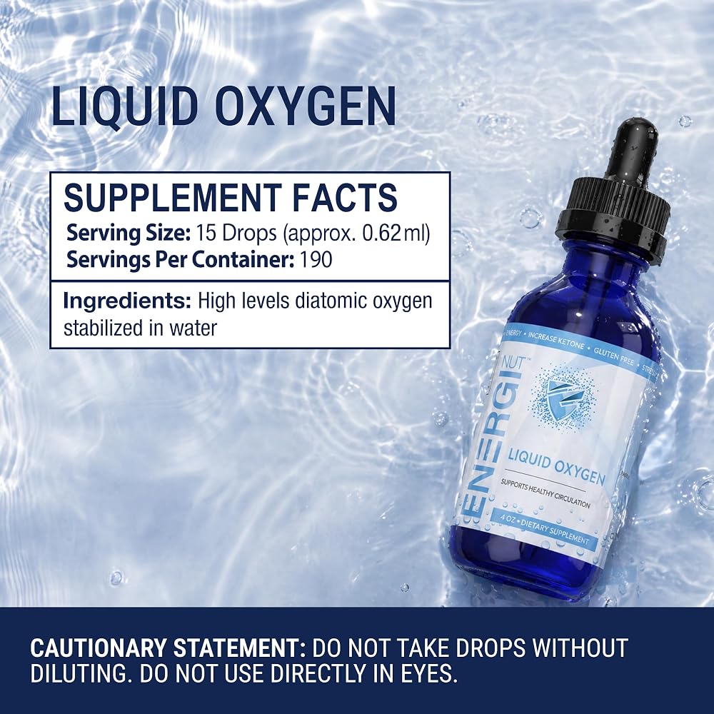 ENERGI NUT Liquid Oxygen Drops Supplement - 4 fl oz - image 2