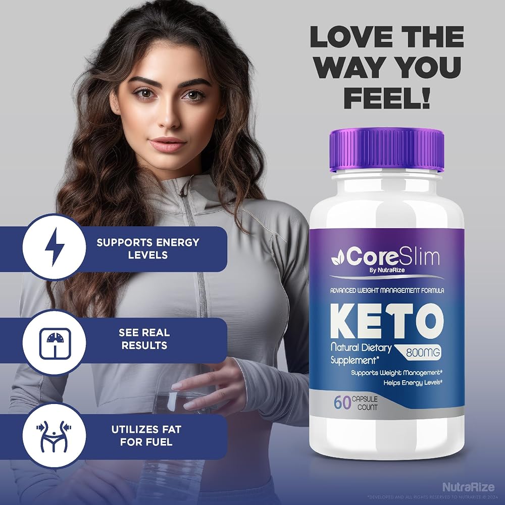 NutraRize Core Slim Capsules 800mg Keto Supplement - 300 Capsules - image 4
