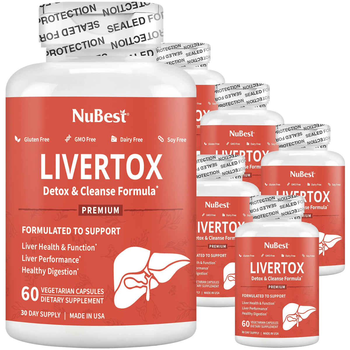 NuBest LiverTox Liver Health Formula - 360 Capsules